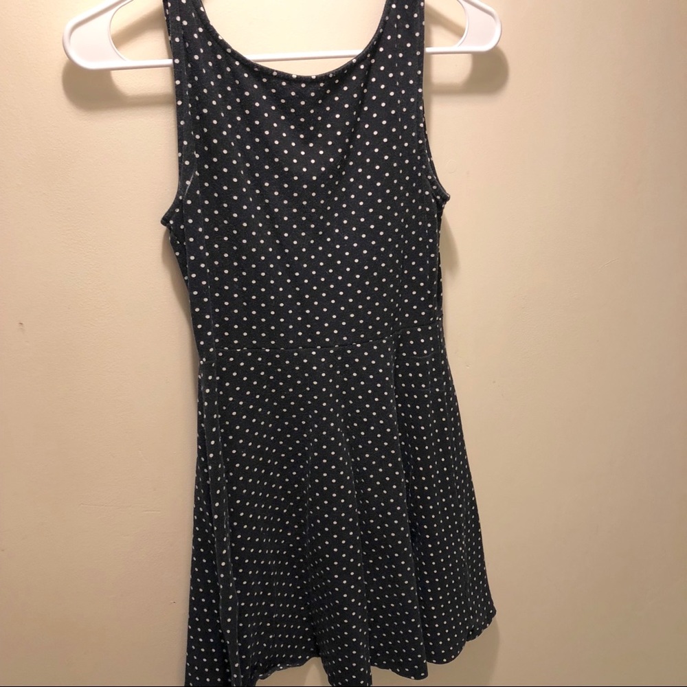 Forever 21 Medium black and white polka dot dress